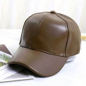 หมวกเบสบอลหนังปักลายคุณภาพสูง 6 แผง แบบกำหนดเอง ขายส่งจากโรงงาน - Product Image 6