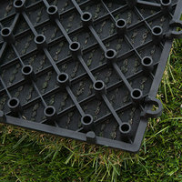 Baldosa de césped artificial para exteriores, azulejo de jardín entrelazado con clic