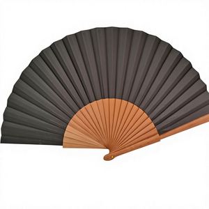 Éventails à main espagnols en gros – Artisanat en bambou et bois de fer, blanc, 23 cm – Éventails chinois en bois, cadeau promotionnel - Product Image 4