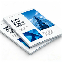 Impression de catalogues, magazines et brochures personnalisés en couleur, finition brillante, vente en gros 2025 2026