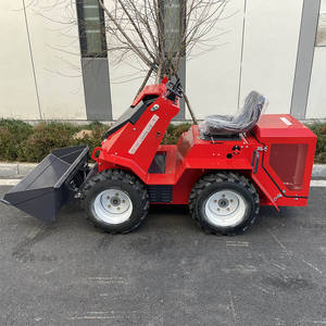 Gratis verzending Snelle levering Mini Track Diesel Loader CE-gecertificeerd Nominale draagkracht Kubota Skid Steer Loader Met graafarm Op maat gemaakt - Product Image 6