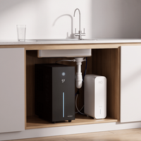 Refroidisseur d'eau sous évier pour cuisine, eau froide instantanée, sans coût supplémentaire de filtre, compact, CW5000, avec robinet à double sortie