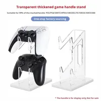 Acrylique PS4/PS5 contrôleur sans fil présentoir Double Transparent bureau support universel casque cintre matière plastique