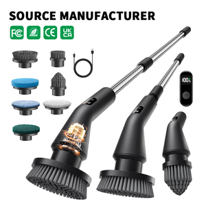 Cepillo Eléctrico Giratorio Inalámbrico 7 en 1 de 2 Velocidades y 2000 mAh con Cepillo de Limpieza para Eliminar Manchas de Aceite para Estufas y Campanas de Cocina - Product Image 2