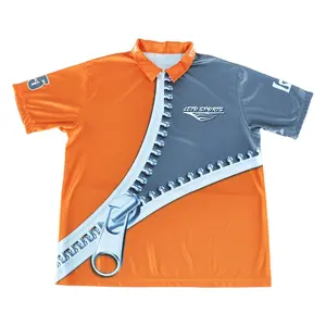 Großhandel Darts Shirts Custom Made Quick Dry Polo Herren 100% Polyester Sublimation Dart Trikots