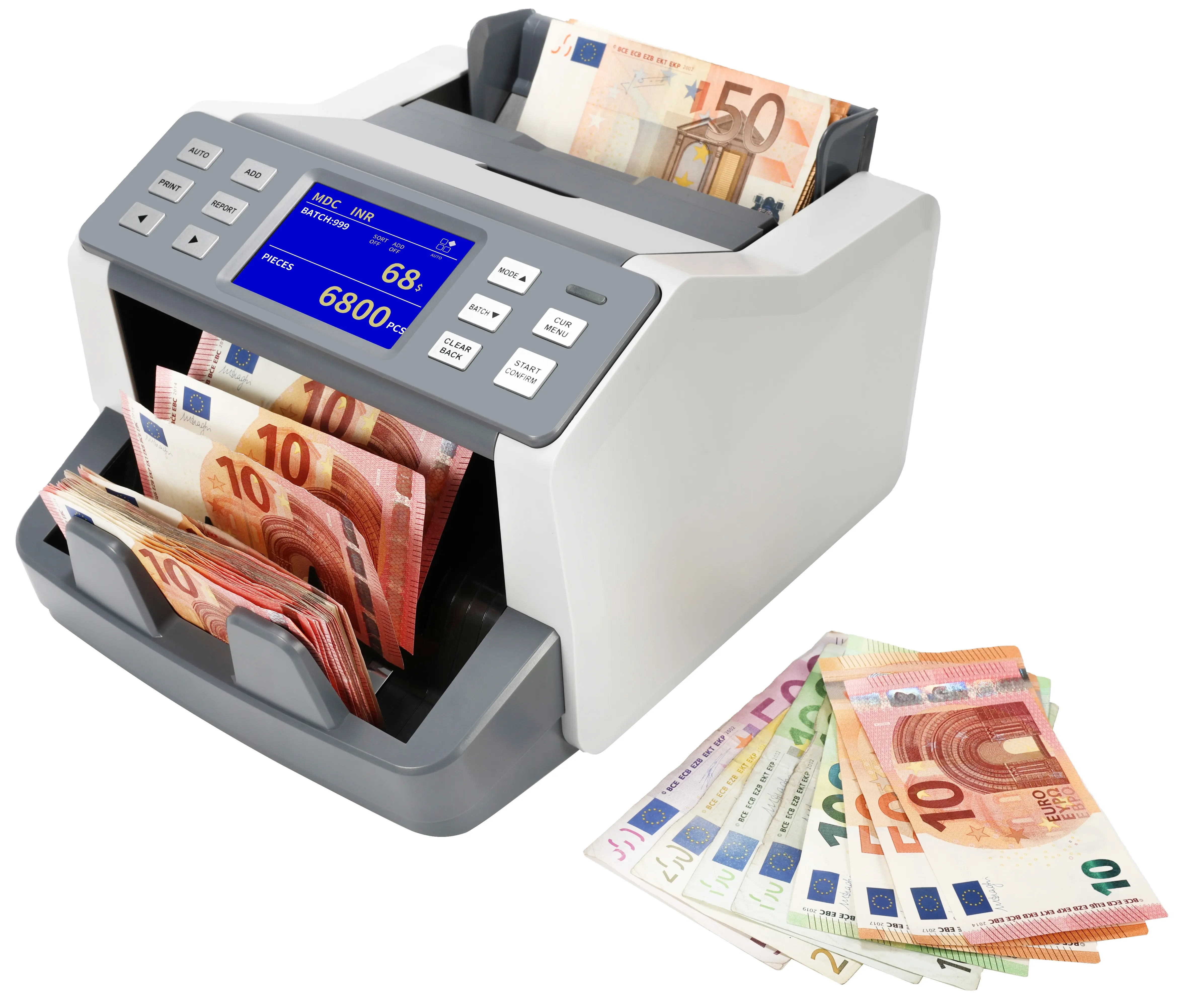 Contatore di banconote HL-P85 con contatore di contatori di denaro automatico con rilevamento di CIS UV MG IR DD MT