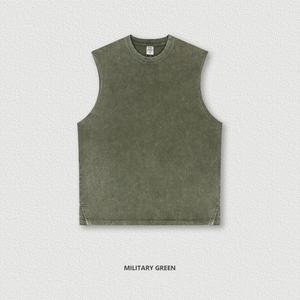 Chaleco de Algodón sin Mangas, Estilo Americano Vintage, para Hombre Joven, Formal, Ecológico, de Secado Rápido - Product Image 5