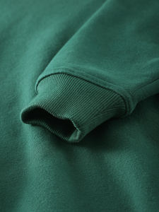 Sudadera con capucha de algodón 100% para hombre, logotipo estampado personalizado, ajuste holgado, peso pesado, patrón sólido de gran tamaño, forro de temporada de otoño lavado - Product Image 3