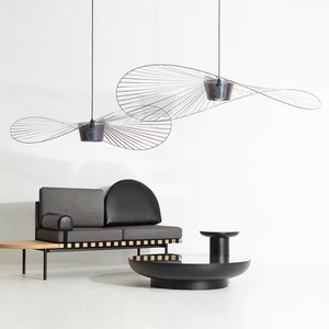 Lampadario LED Moderno all'Ingrosso, Lampada <span class=keywords><strong>a</strong></span> <span class=keywords><strong>Sospensione</strong></span> di Design Nordico per Sala <span class=keywords><strong>da</strong></span> Pranzo, Cucina, Soggiorno, <span class=keywords><strong>Camera</strong></span> <span class=keywords><strong>da</strong></span> <span class=keywords><strong>Letto</strong></span>, Lampadario in Tessuto - Product Image 4