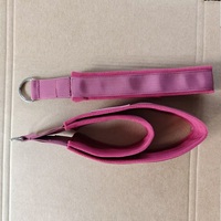 Sangles de fitness à anneaux en D pour entraînement à domicile, doubles boucles, rembourrées en polaire, équipement de Pilates, sangles d'exercice, accessoires de yoga