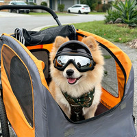 Lunettes de protection coupe-vent pour animaux de compagnie, lunettes pour chien, protection UV, accessoires pour casque de moto, pour chiens de taille moyenne à grande
