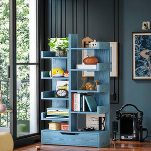 رف كتب خشبي عصري رائج للبيع لغرفة المعيشة، متعدد الطبقات على شكل شجرة - Product Image 4