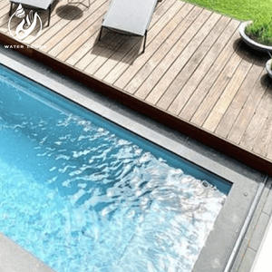 Cubierta para Piscina Deslizante de Acero Inoxidable Totalmente Automática Water Crown SG, Color y Tamaño Personalizados, Resistente al Agua, Forma Ovalada - Product Image 4