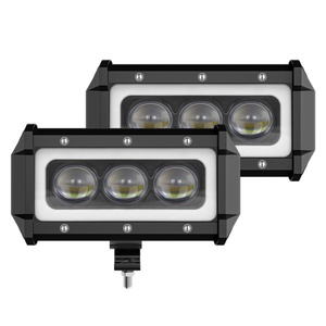 Nouvelle barre lumineuse LED de 5 pouces 55W 12V, accessoires tout-terrain, phare de travail LED à faisceau spot pour voitures 4x4, camions, SUV et 4WD, lampe antibrouillard de conduite - Product Image 3