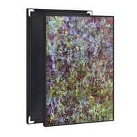 UNIART Peinture murale abstraite 100 % faite à la main style Jackson Pollock, peinture à l'huile acrylique surrealiste peinte à la main