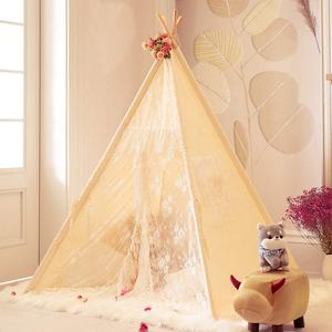 Maison de jeux pour filles, en dentelle blanche, luxe, tente <span class=keywords><strong>tipi</strong></span> pour enfants, cadeaux pour fillettes, nouvelle collection - Product Image 1