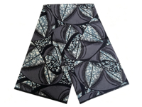 Tissu en coton peigné 100% tissé, imprimé batik africain, 6 yards, en mousseline teinte en fil, ignifuge, pour robes et sacs, OEM ODM