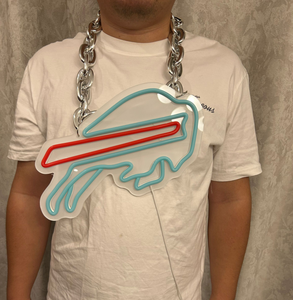 สร้อยคอรูปพัดขนาดใหญ่ไฟ LED 32ทีมบัลติมอร์เรเวนส์แบบสั่งทำได้อย่างรวดเร็วเพื่อเฉลิมฉลองการเชียร์ - Product Image 2