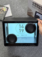 2026Art1 Master Enceinte Bluetooth Flottante Transparente avec Affichage des Paroles, Enceinte de Bureau, Cadeau pour Ordinateur