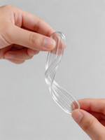 Protections d'angle transparentes en silicone anti-vibration pour réfrigérateur, canapé, lit, porte – Lot de 4 – Personnalisables