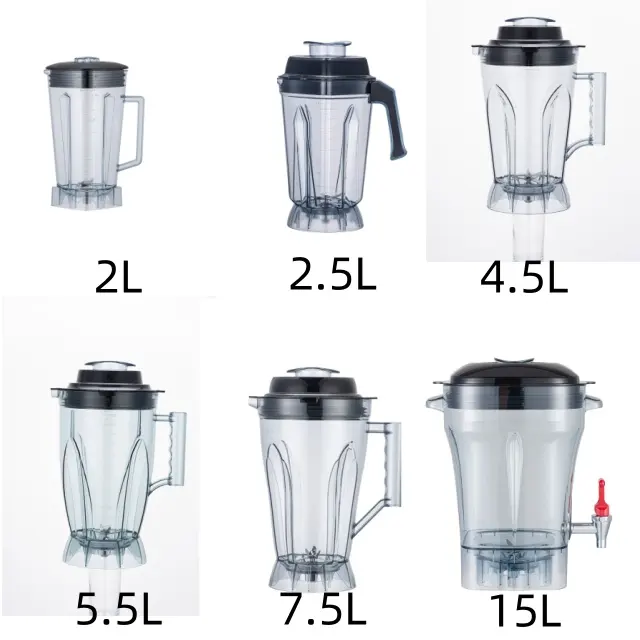 Grande capacità 7.5L frullatore 2800W frappè frullatore e spremiagrumi