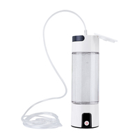 Best-seller Bouteille d'eau hydrogénée 450 ml, bouteille d'eau hydrogénée portable de sport, bouteille d'eau riche en hydrogène avec trou d'aération et USB