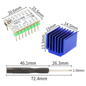 Controlador de Motor Paso a Paso Qipang TMC2208V2.0 2A 12V DC con Disipador de Calor para Impresora 3D - Product Image 4