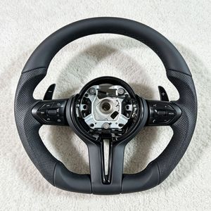 Volante Deportivo <span class=keywords><strong>M</strong></span> <span class=keywords><strong>Sport</strong></span>, Mejora de Cuero Completo para <span class=keywords><strong>BMW</strong></span> F20 F10 F30 F36 F25 F01 F48 E90 E87 E70 con Palanca de Cambios, Accesorios para Auto - Product Image 2