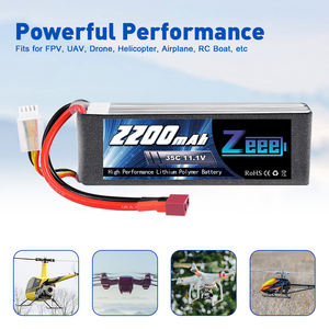 Zeee 3S LiPo แบตเตอรี่2200MAh 11.1V 35C แบตเตอรี่เคสนิ่มพร้อมขั้วต่อ Deans T - Product Image 4