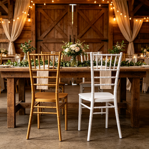 Wholesale Prices Indoor Outdoor Garden Party White Modern <b>Stackable</b> Round Back Plastic tiffanie Wedding <b>Chairs</b> - Product Image 1