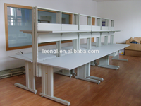 Banc de travail antistatique Leenol de haute qualité en acier pour le travail du bois, idéal pour laboratoire ESD, en métal robuste pour atelier et entrepôt