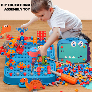 Juguete de Construcción de Dinosaurios con Tornillos, Juego de Rompecabezas STEM DIY, Bloques de Construcción para Niños - Product Image 3