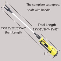 Bétail électrique rechargeable et étanche Bâton d'entraînement de bétail Vache Porc Bétail Prod d'entraînement