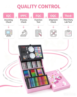 Coffret de peinture pour enfants en aluminium