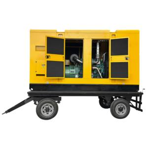 Galaxy Global Power Groupe électrogène diesel de type silencieux de 500kVA monté sur remorque, portable, remorqué, extrayant des zones éloignées, fréquence 50/60Hz - Product Image 3