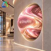 Écran LED sphérique d'intérieur AI P1.5 P1.8 P2, mur vidéo LED 7680Hz à taux de rafraîchissement élevé, écran globe LED pour exposition, musée, publicité