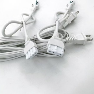 Ac Power Cord Iec C15 Nema <b>Plug</b> 10A PVC Wire SJTOW Type For Electric Blanket <b>Heater</b> Connection - Product Image 2