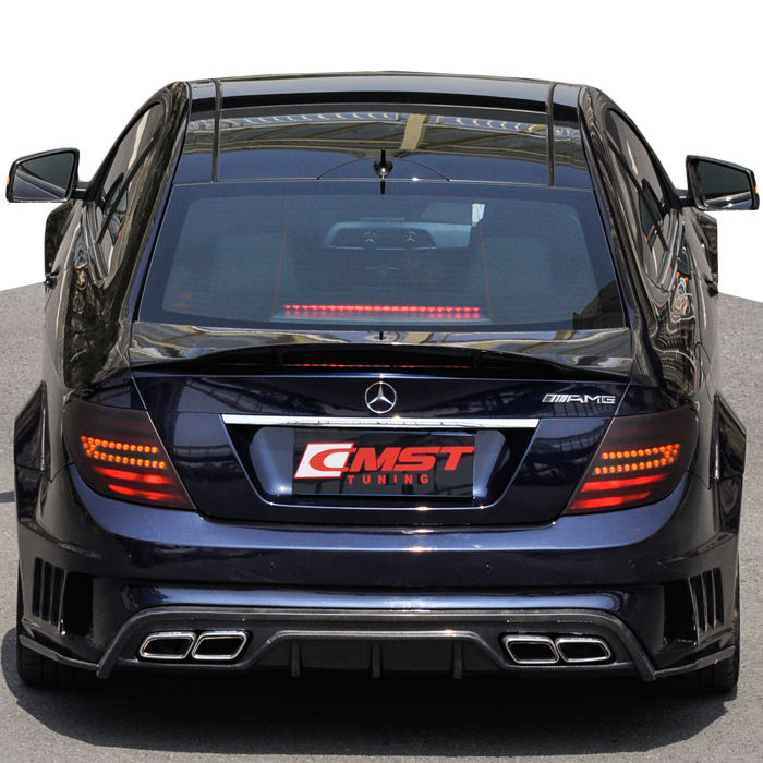 W204 Wide Body Kit Carbon Fiber Enhancements for Mercedes C260
