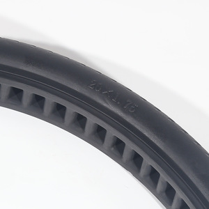 Neumático sin aire Naidong de 20 pulgadas con banda de rodadura ranurada de 1.75 de ancho para bicicleta eléctrica - Product Image 4