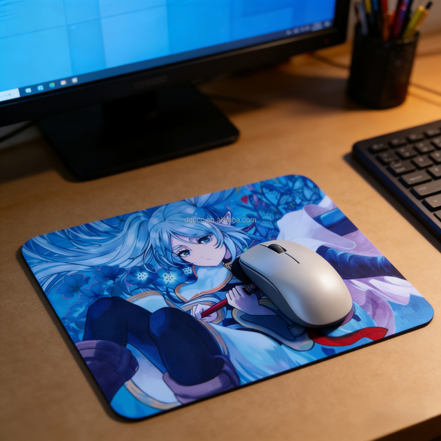 7 Pattern 20*24CM  Mouse Pad Frieren Anime Anti slip Pad Office Game Esports Rubber Mouse Pad