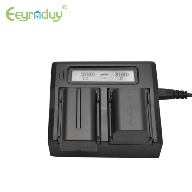 USB LCD Dual Charger NP-FZ100 NPFZ100 for Alpha A7 III A7R III A9 Digital Cameras Batteries