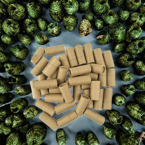 Emballage en papier kraft personnalisé biodégradable, tubes cylindriques pour cosmétiques, bougies, huiles essentielles, parfums, recyclables - Product Image 3