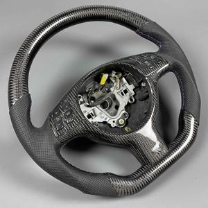 Volante de coche personalizado de fibra de carbono de cuero hecho a mano para <span class=keywords><strong>BMW</strong></span> M3 E46 E39 E53 330ci 325i con pantalla LED - Product Image 4
