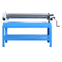 Machine de cintrage automatique à rouleaux pour engrenages, aluminium, acier au carbone, feuilles de PVC, 3 rouleaux, longueur max. 1300 mm, épaisseur 1,5 mm