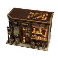 MOQ=1 Dropshipping Kit de maison de poupée en bois à monter soi-même - Miniatures de maison de poupée et ensemble de maison miniature à monter soi-même pour une présentation créative
