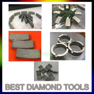 Segment de diamant pour perceuse à noyau Arix à économie d'énergie 24x3.5x12mm 24x4.0x12mm 24X4.5X12mm pour re-tranchage - Product Image 4