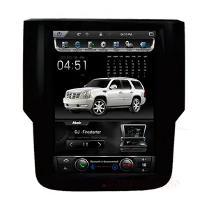 10.5 "araba Stereo Tesla Android 9 GPS navigasyon araç DVD oynatıcı çalar radyo dokunmatik ekran araba Video Dodge Ram 1500 2500 2014-2018