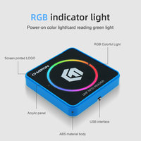 Lector de Tarjetas Inteligentes USB de Escritorio CHAFON CF600, Programable y Económico con SDK Gratuito, Material ABS, Frecuencia de 860-960 MHz