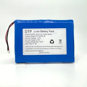 Batería Lipo recargable OEM 3,7 V 40mAh 600mAh 1800mAh 2000mAh 5000mAh Batería de iones de litio Baterías RC para calentador de manos