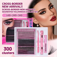 Bouquets de cils ultra-fins sans nœuds, légers et effilés, réutilisables, véganes, faits à la main, pour la beauté des yeux